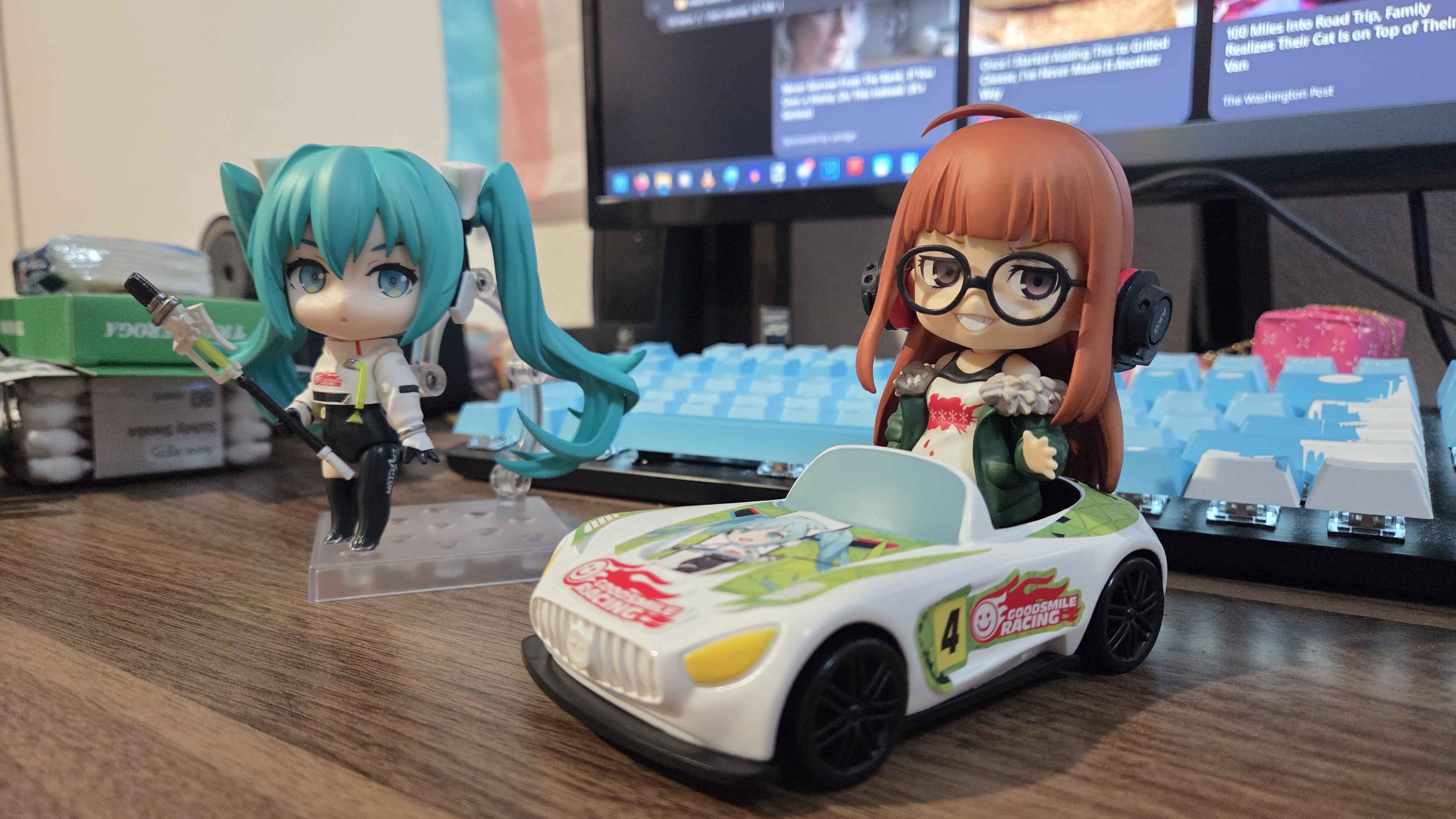 oracle stealing hatsune mikus race car