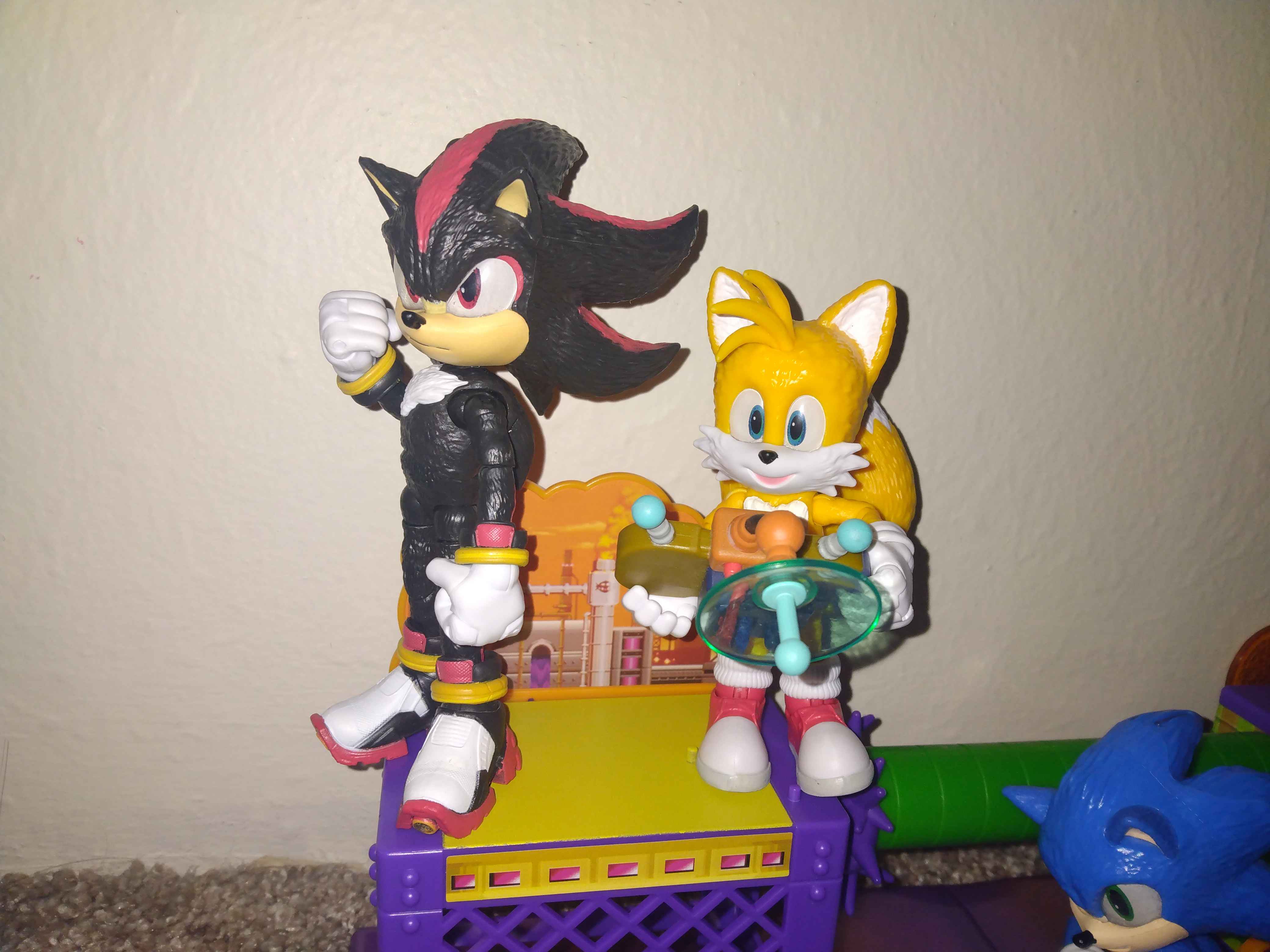 sonic movie 3 5 inch scale tails and shadow figures